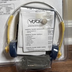 NOS Yorx Walkman Video Game Console Tape Player Pg007 hotshot RARE HTF