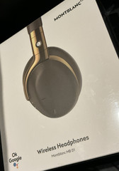 $620 MSRP Montblanc MB01 Headphones 127674 Brown V2 Google Assistant iOS Android