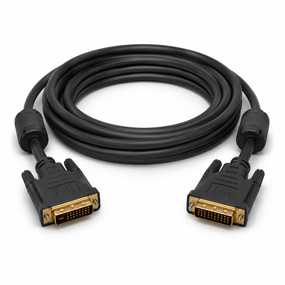 DVI-I Male to Male Dual Link Digital / Analog Video Cable – 6ft / 10ft / 15ft