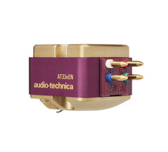 Audio-Technica AT33xEN Dual Moving Coil Stereo Cartridge (Black and Gold)