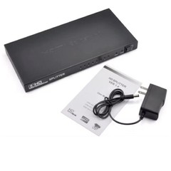 1 In 8 Out HDMI Splitter Switch 8 Port Repeater Amplifier Hub 3D 4K HD 1080P US