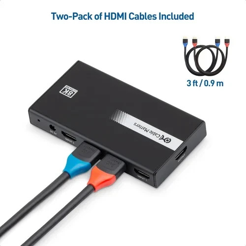 NEW Cable Matters 4-Port HDMI Switch with 8K Resolution support