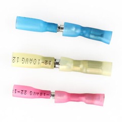 200pcs Heat Shrink Bullet Wire Connectors 22-10AWG Male Female Crimp Terminals