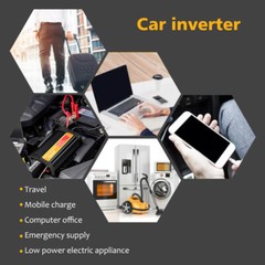 16000W 6000W 4000W Car Power Inverter DC 12V To AC 110V Solar Converter US
