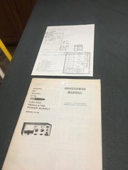 Heathkit 1-30 VDC REGULATED POWER SUPPLY MODEL 1P-28 C. Manual + SCHEMATIC