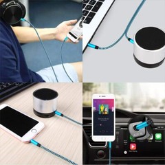3.5 mm Male to Male Aux Cord Stereo Audio Cable Adapter for PC iPod CAR iPhone