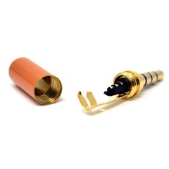 Lot 3.5mm (4 Pole) Male Repair headphone Jack Plug Metal Audio Soldering