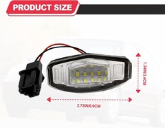 2 Pcs LED License Plate Light Lamp Tag Lights Compatible with Honda MDX TSX TL I