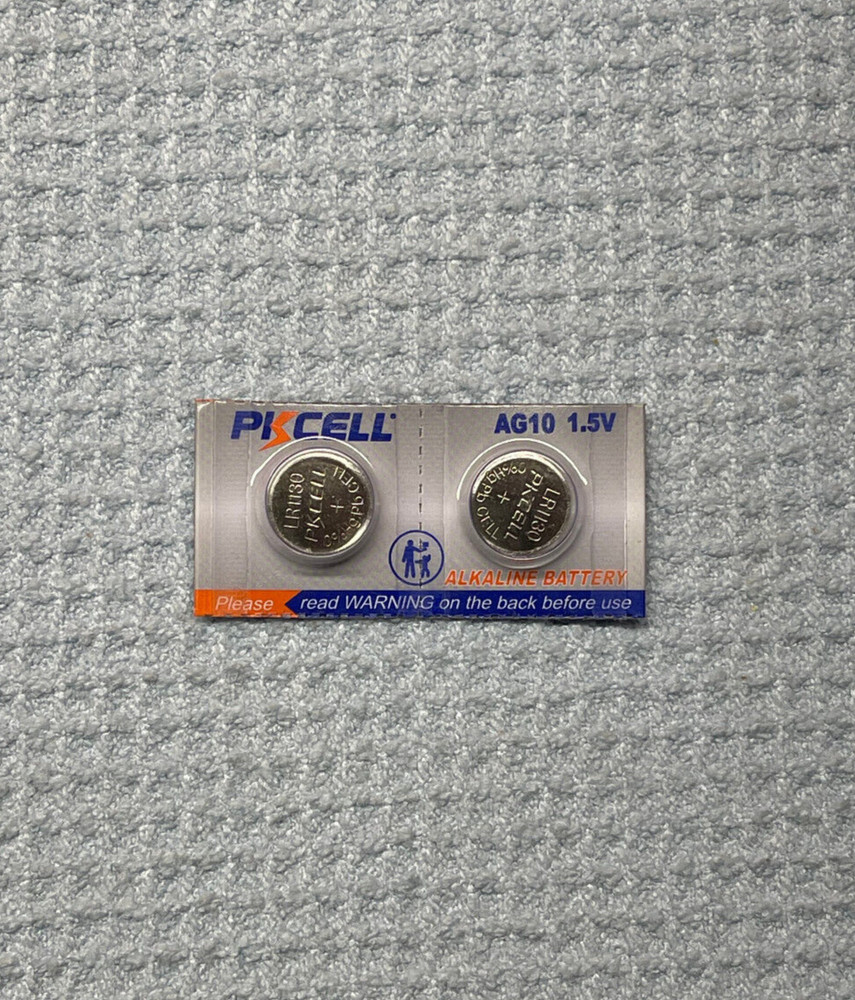 2-pk AG10 389A Watch Battery LR1130 390 189 L1131 LR54 D389 Alkaline Button Cell