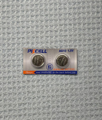 2-pk AG10 389A Watch Battery LR1130 390 189 L1131 LR54 D389 Alkaline Button Cell