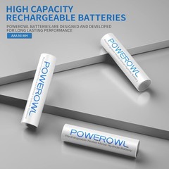Reliable 1000mAh AAA Rechargeable Batteries, 8 Pack – Perfect for Household Use