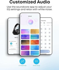 Soundcore Q20i Wireless Over-Ear Headphone Hybrid Active Noise Cancelling|Refurb
