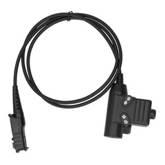 Portable Metal+ABS Walkie-Talkie Headset PTT Cable For Motorola Radio P6600 6620