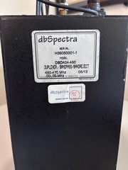 dbSpectra DSD404-450 UHF Duplexer 450-470 MHz • 4-Cavity Bandpass Reject