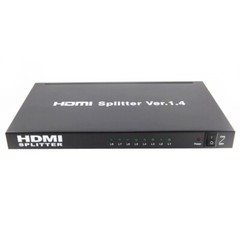 US 8 Port 1080P HD HDMI Splitter W/ Power Adapter HDTV Bluray Xbox PS3