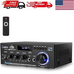 Compact 300W Wireless Bluetooth Audio Amplifier with USB & SD Card Inputs