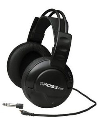 Koss UR20 Full Size Stereo Headphones DJ Style Stereophone Black (USED)