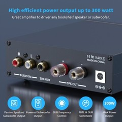 Fosi Audio M03 200W TPA3255 Subwoofer Amplifier Mini Mono Channel Amp W/ 32V/5A