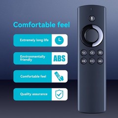 Durable Voice Search Remote for AMZ TVs – ABS Construction, Hassle-Free Pairing