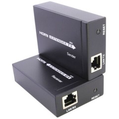 HDMI Extender up to 200ft over Cat5 Cat6 Ethernet Network LAN Cable 60m 1080P