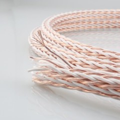 10M 5AWG 12TC 24 Strands 8N OCC Pure Copper Bulk Wire HiFi Bi-wire Speaker Cable
