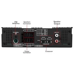 [US SELLER] Taramps AMPLAYER G2 400W 4CH Bluetooth Car Audio Receiver w/ Remote