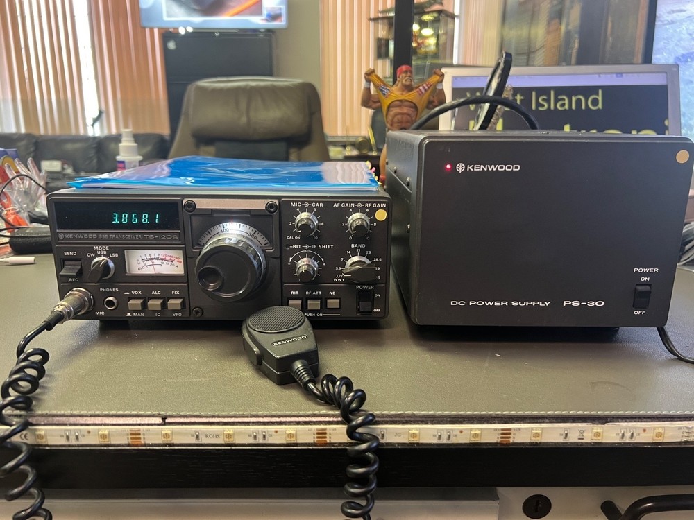 KENWOOD TS-120S HF Band Transceiver H. Radio W/ PS-30 Power supply