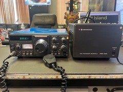 KENWOOD TS-120S HF Band Transceiver H. Radio W/ PS-30 Power supply
