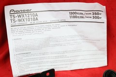 Pioneer TS-WX1010A 1100W MAX – 10″ Amplified Shallow Truck Subwoofer, Used #U1