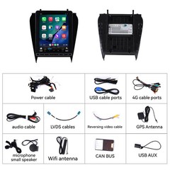12.1” Android For Benz C GLC W205 2015-2022 Car Radio Navigation Carplay Screen