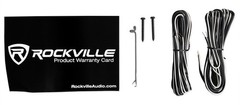 2 Rockville RockSlim White Home Theater 5.25″ 240w Easy Wall Mount Slim Speakers