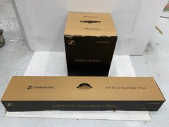 Sennheiser AMBEO Soundbar Plus 7.1.4 Dolby Atmos & Subwoofer Bundle 750W – Black