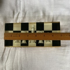 Vintage Windsor AM Radio Chess Lucite Hong Kong Untested