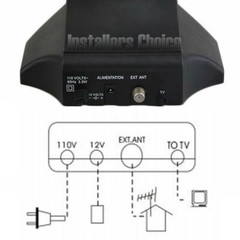 Indoor Digital TV Antenna Table Amplified Signal Booster HDTV UHF VHF FM