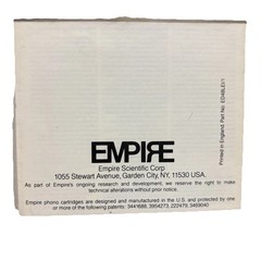 EMPIRE Limited Edition LTD 500 Record Player Rare Phonograph VTG Cartridge Set