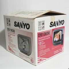 NEW CRT TV 13″ Sanyo DS13630 Remote Manual 1998 Gaming – Open Box New Old Stock