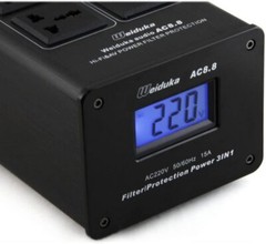 Weiduka 3000W 15A AC8.8 Advanced Audio Power Purifier Filter Dual LED Display US