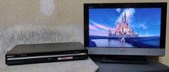 SONY HDR-HX750 DVD RECORDER WITH 160GB HDD, HDMI AND REMOTE CONTROL