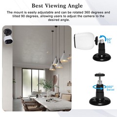 For Arlo Pro Security – 4Pack Flexible Camera Wall Mount Bracket Outdoor Indoor