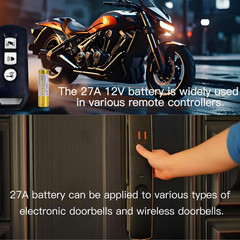 12V 27A A27 Alkaline Battery, V27A LR27A MN27 L828 12V Battery (5-Pack) NEW USA*