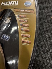 NIB Monster Ultra HD Gold 5′ High Definition 18 Gbps HDMI Cable High Speed