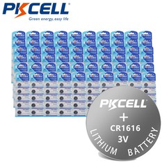 10-500X lot CR1616 5021LC 3V Button Cell Battery for Toy, LED, Tea Light