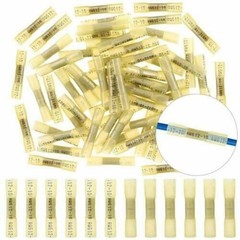 10-100PCS Heat Shrink Butt Connectors Crimp 22-10AWG Gauge Wire Splice Terminals