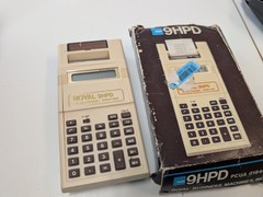 ROYAL Calculator 9HPD Electronic Printer Vintage Beige Brown Desktop