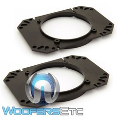 4″x6″ TO 4″ COMPONENT MIDS COAXIAL SPEAKERS SPACER ADAPTERS THICK ABS PLASTIC