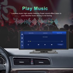 10.26″ 2K Car Wireless Apple CarPlay Android Auto FM Touch Screen Portable Radio