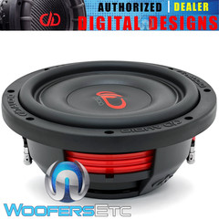 OPEN BOX DD AUDIO SL610-D2 10″ SLIM SHALLOW 1200W DUAL 2-OHM CAR SUBWOOFER