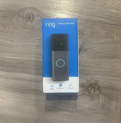Ring Battery Doorbell 2nd Gen (newest model) 2K Speckled Gray [NEW] [MSRP $100]