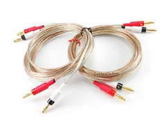 6ft 14AWG Pair-Wire Banana Plug to Banana Plug Speaker Cable Set – SK-BB06Y