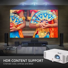 ViewSonic 240Hz 4.2ms Home Theater Projector PX701-4K True 4K UHD 3200 Lumens